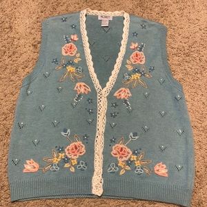 Koret Petites Vintage Sweater Vest